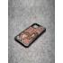 Защитный чехол для iPhone 12 / iPhone 12 Pro из натуральной кожи питона бежевого цвета с основанием из термополиуретана