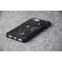 Защитный чехол для iPhone 6/7/8 из натуральной кожи питона тёмно-синего цвета с основанием из термополиуретана