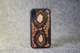 iPhone XR Beige Python Case 