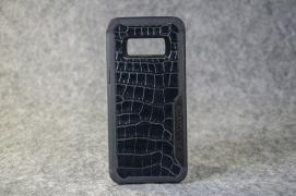Samsung Galaxy S8 Black Croco Case 