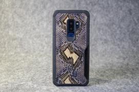 Samsung Galaxy S9 Plus Blue Gold Python Case