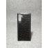Противоударный чехол для Samsung Note 10 из натуральной кожи с имитацией крокодила чёрного цвета
