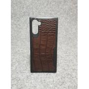 Samsung Note 10 Brown Croco Case