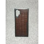 Samsung Note 10 Plus Brown Croco Case