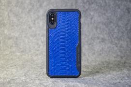 iPhone X / Xs Blue Python Case