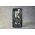 Защитный чехол для iPhone 6/7/ 8 Plus из натуральной кожи питона зелёного цвета  с основанием из термополиуретана