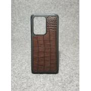 Samsung Galaxy S 20 Ultra Brown Croco Case
