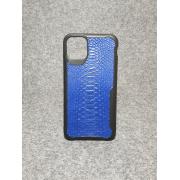 iPhone 11 Pro Max Blue Python Case