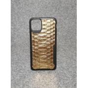 iPhone 11 Pro Max Gold Big Python Case