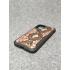 Защитный чехол для iPhone 11 Pro из натуральной итальянской кожи питона бежевого цвета с основанием из термополиуретана