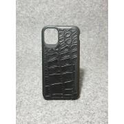  iPhone 11 Black Crocodile Case