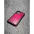 Защитный чехол для iPhone 12 Pro Max из натуральной кожи питона малинового цвета с основанием из термополиуретана
