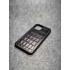 Защитный чехол для iPhone 12 Pro Max из натуральной кожи крокодила (имитация) чёрного цвета с основанием из термополиуретана