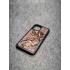 Защитный чехол для iPhone 12 Pro Max из натуральной кожи питона бежевого цвета с основанием из термополиуретана