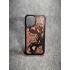 Защитный чехол для iPhone 12 Pro Max из натуральной кожи питона бежевого цвета с основанием из термополиуретана