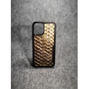iPhone 12 Pro Max Gold Python Case