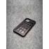 Защитный чехол для iPhone 12 / iPhone 12 Pro из натуральной кожи крокодила (имитация) чёрного цвета с основанием из термополиуретана