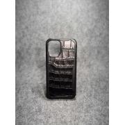   iPhone 12 / iPhone 12 Pro Black Croco Case
