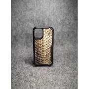 iPhone 12 / iPhone 12 Pro Gold Python Case