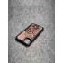 Защитный чехол для iPhone 12 Mini из натуральной кожи питона бежевого цвета с основанием из термополиуретана
