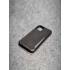 Защитный чехол для iPhone 12 Mini из натуральной кожи питона чёрного цвета с основанием из термополиуретана
