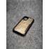 Защитный чехол для iPhone 12 Mini из натуральной кожи питона золотого цвета с основанием из термополиуретана