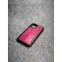Защитный чехол для iPhone 12 Mini из натуральной кожи питона малинового цвета с основанием из термополиуретана