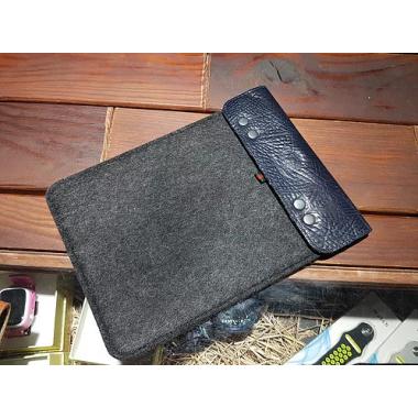  Royal iPad Case |Чехол -подставка из фетра и кожи для iPad Mini / планшета 8"